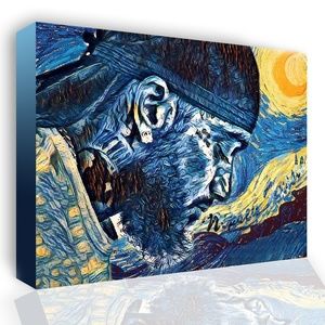 NIPSEY HUSSLE STARRY NIGHT WALL ART SIZE 12x14